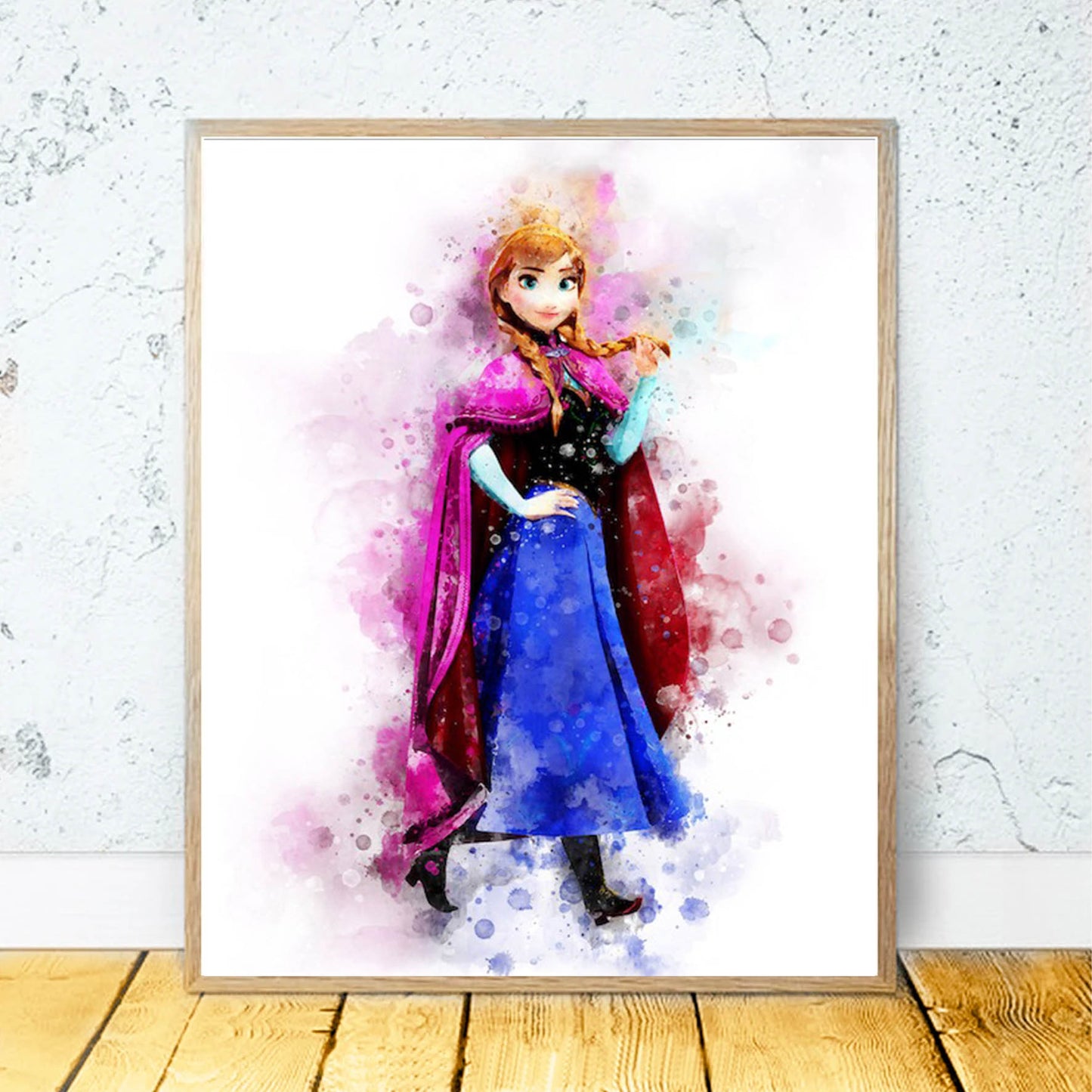 Disney Princesas Anna ART Acuarela 277