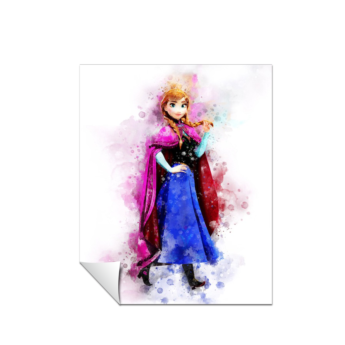 Disney Princesas Anna ART Acuarela 277