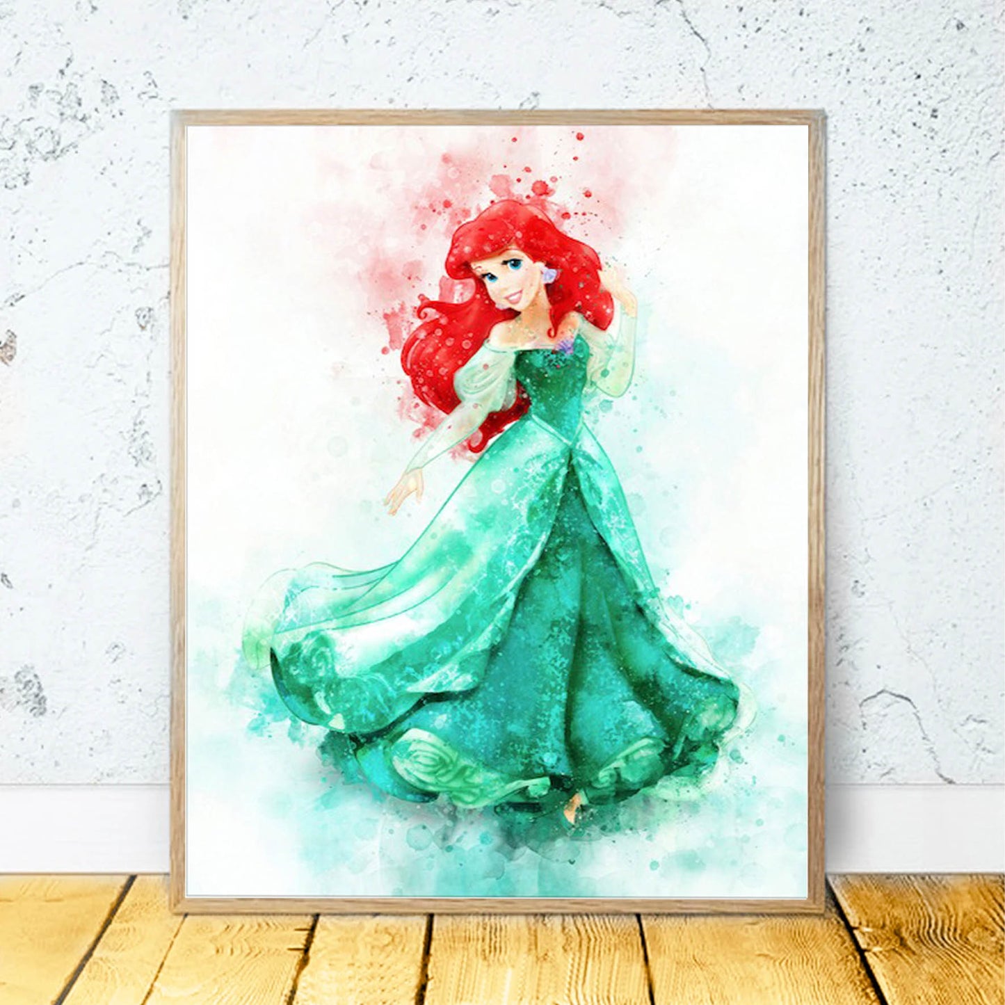 Disney Princesas Ariel ART Acuarela 278