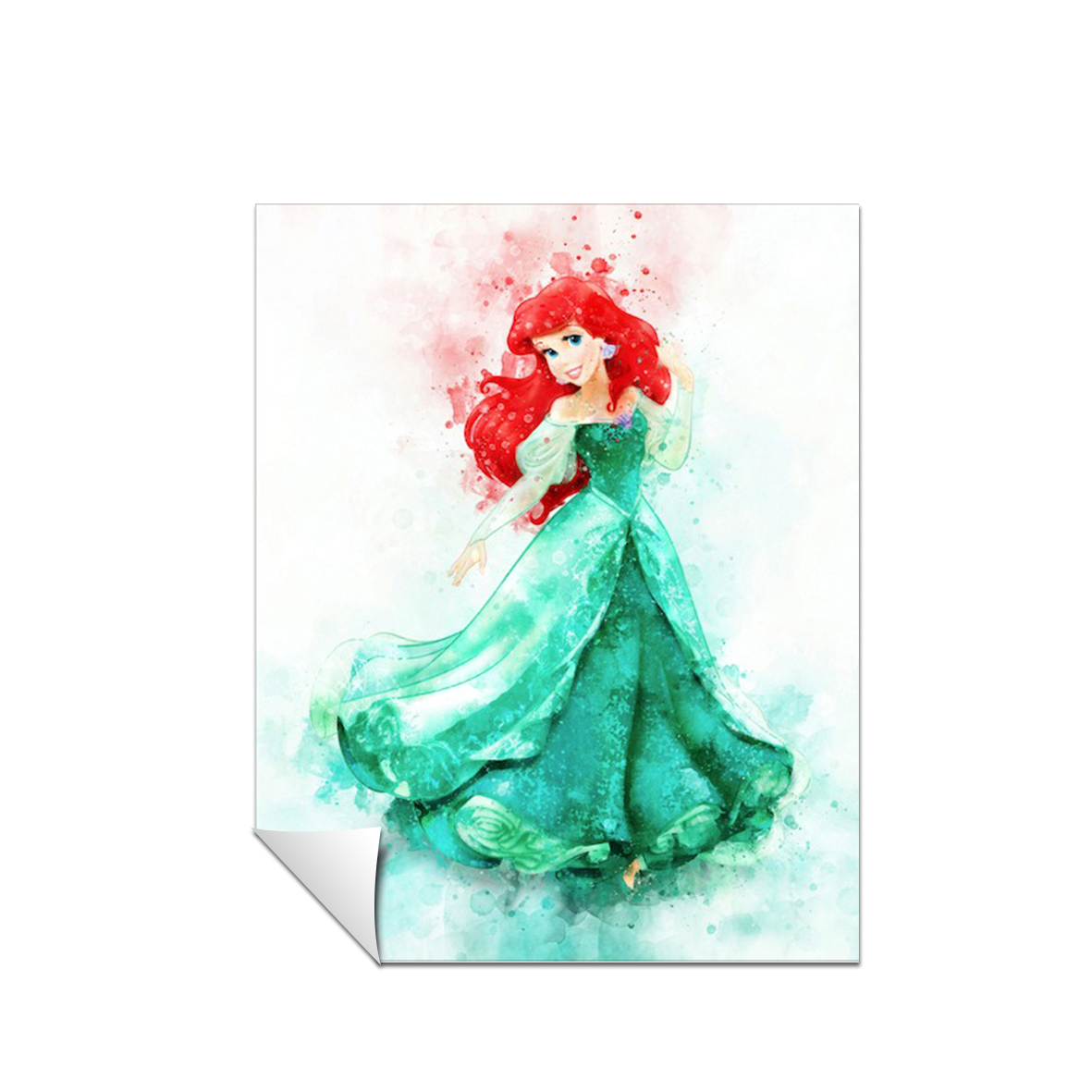 Disney Princesas Ariel ART Acuarela 278