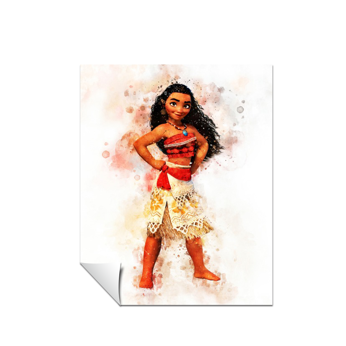 Disney Princesas Moana ART Acuarela 281