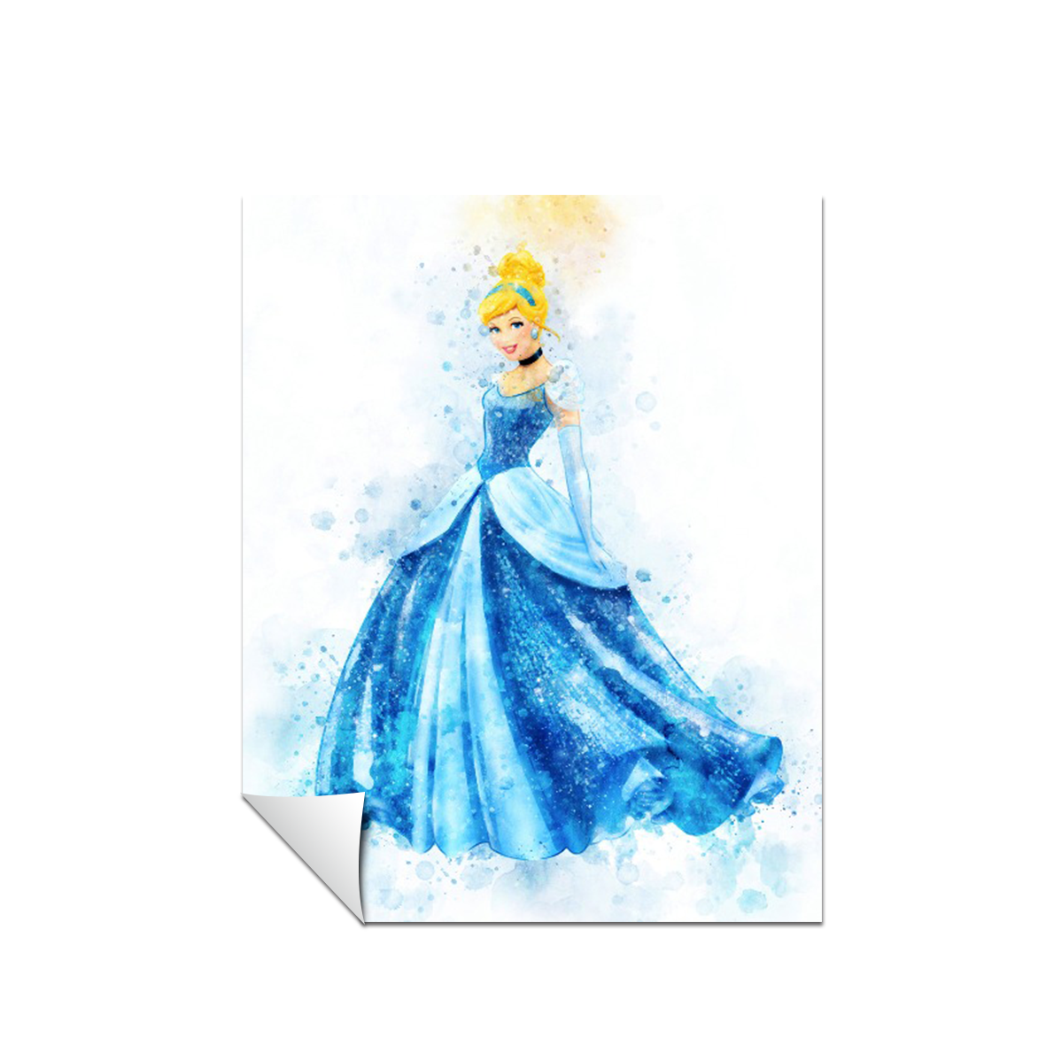 Disney Princesas Cenicienta ART Acuarela 282