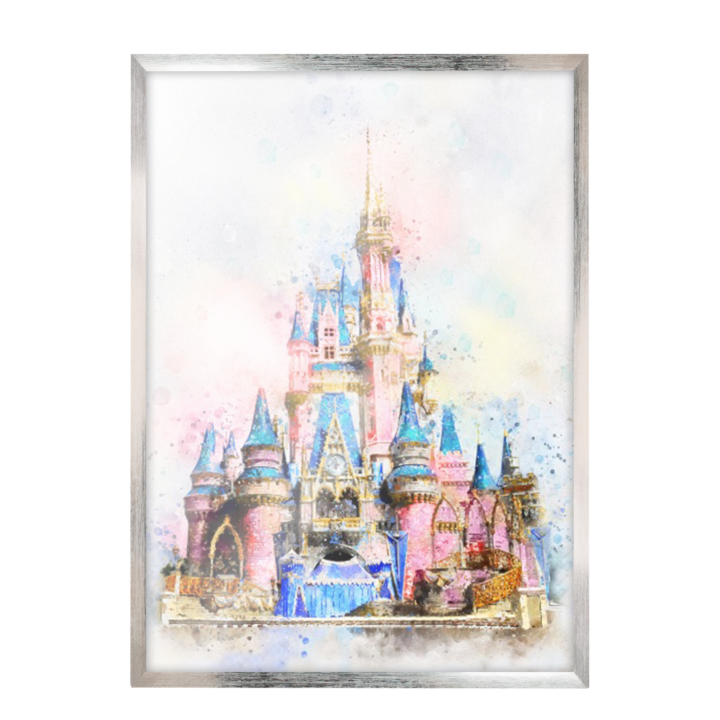 Disney Princesas Castillo ART Acuarela 283