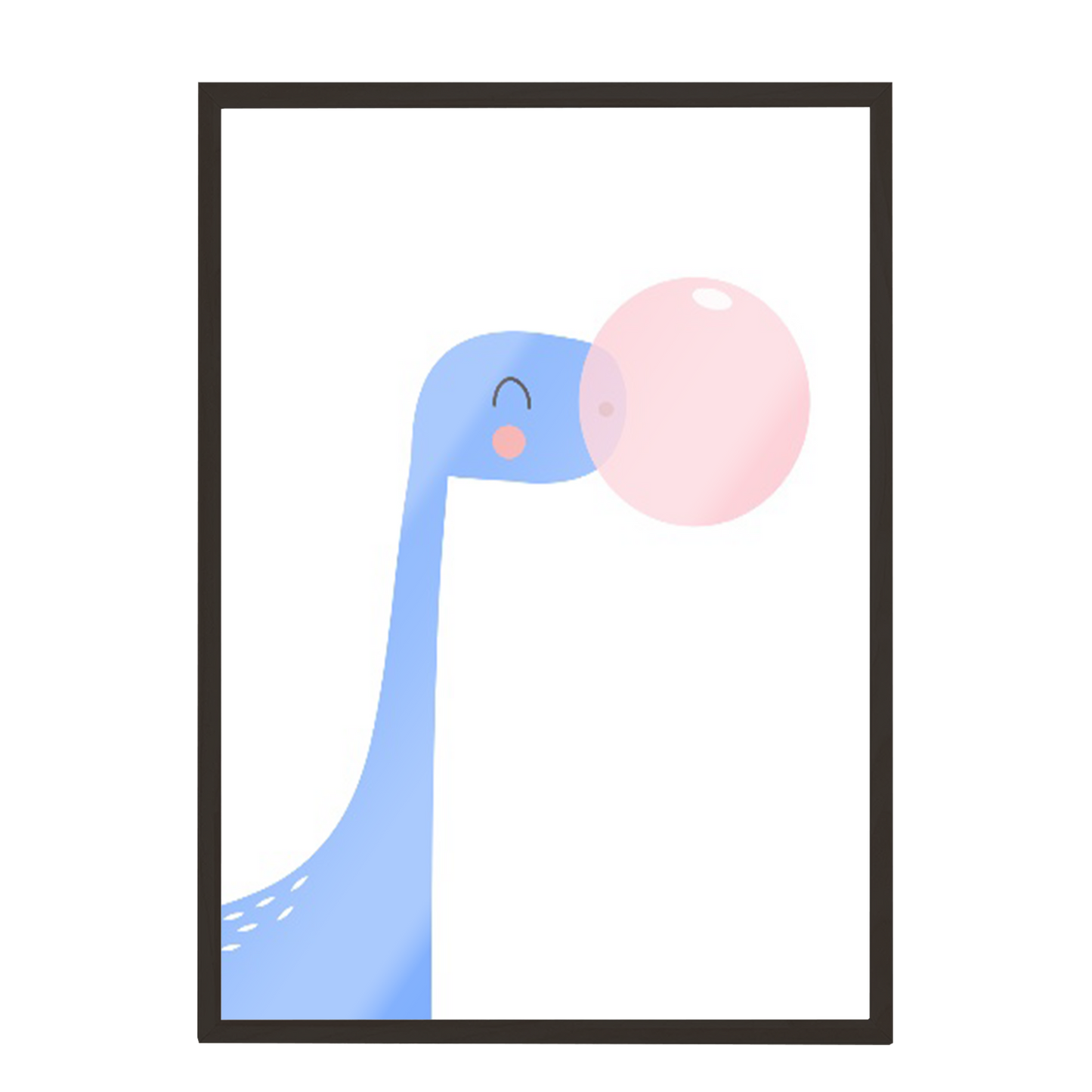 Ilustración dinosaurio bubble gum , decoración 305