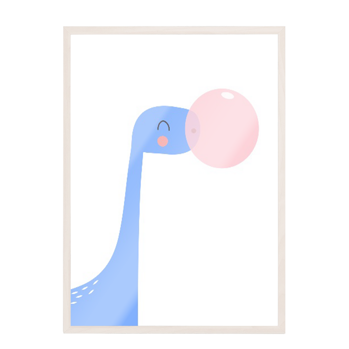 Ilustración dinosaurio bubble gum , decoración 305