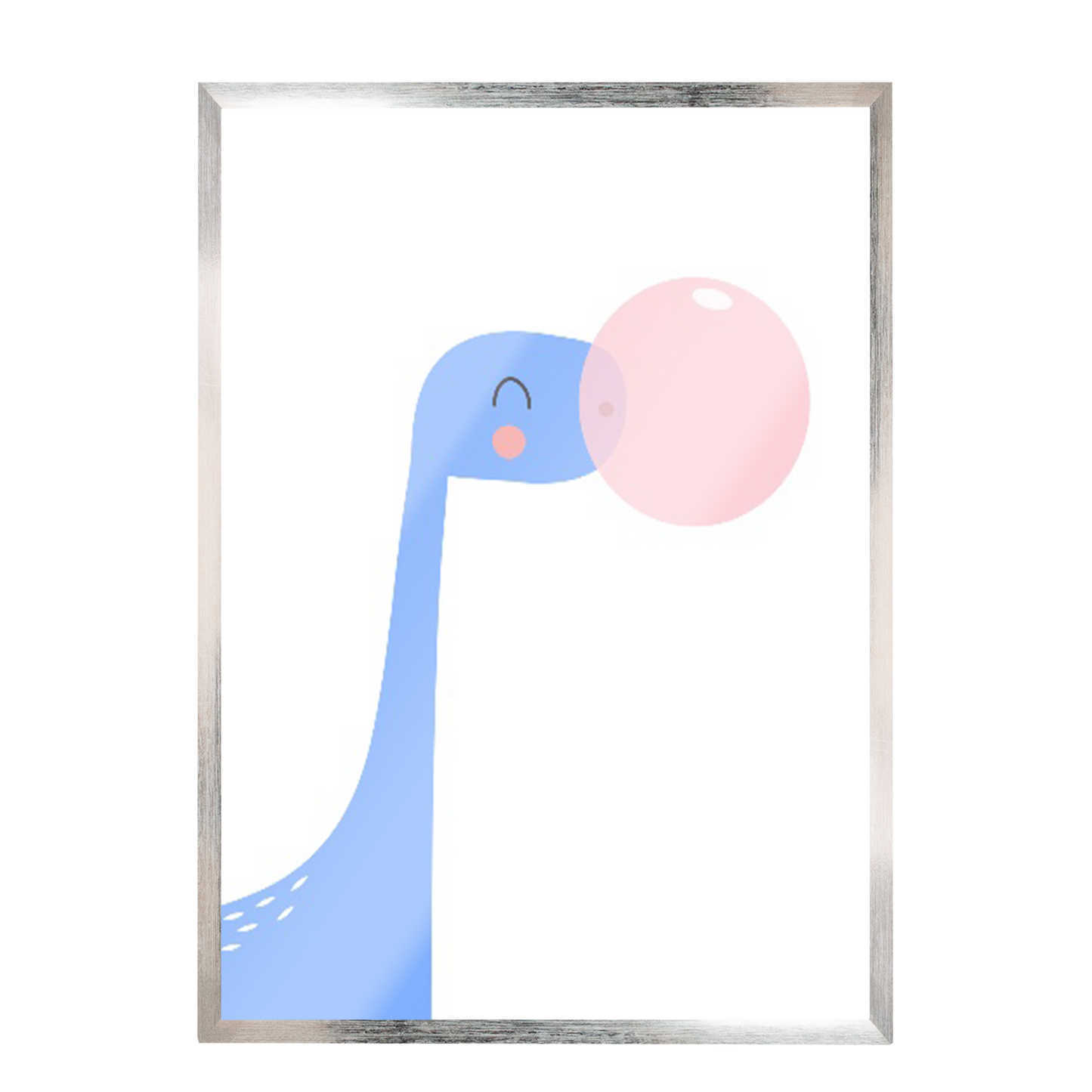 Ilustración dinosaurio bubble gum , decoración 305