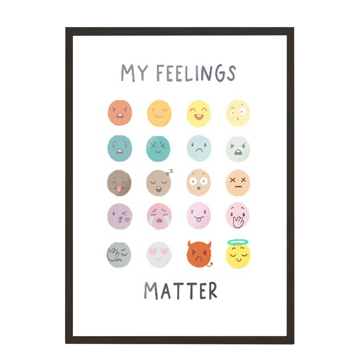 Ilustración emociones , decoración 319