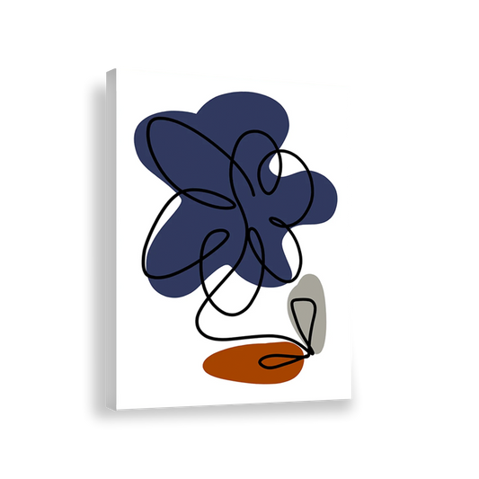 Flores azules Abstractas 333