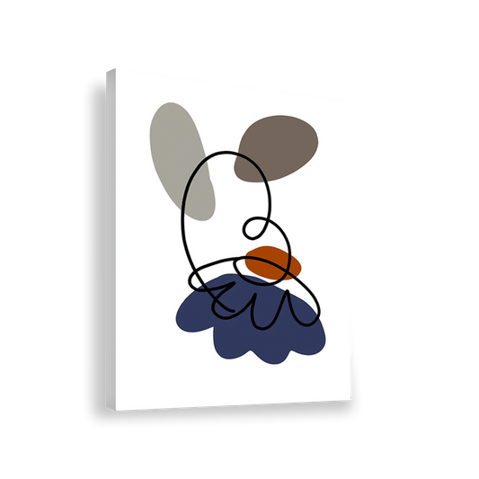 Flores azules Abstractas 334