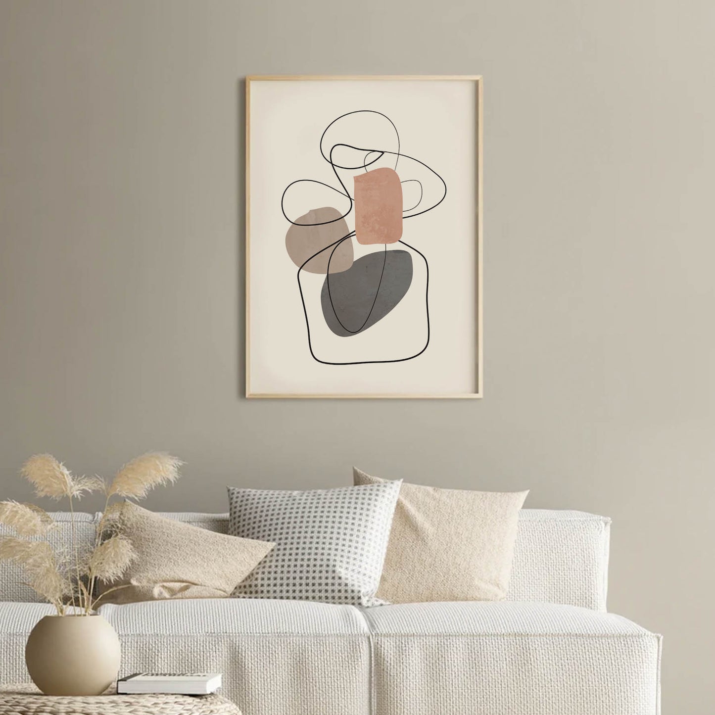 Minimalista abstracta, boho 38