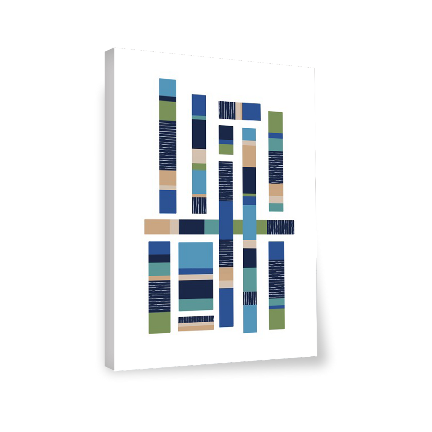 pintura abstracta mosaico cuadrado 381