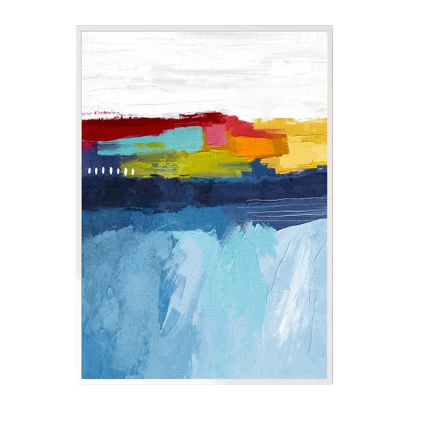 Arte Abstracto Colorido Azul 383