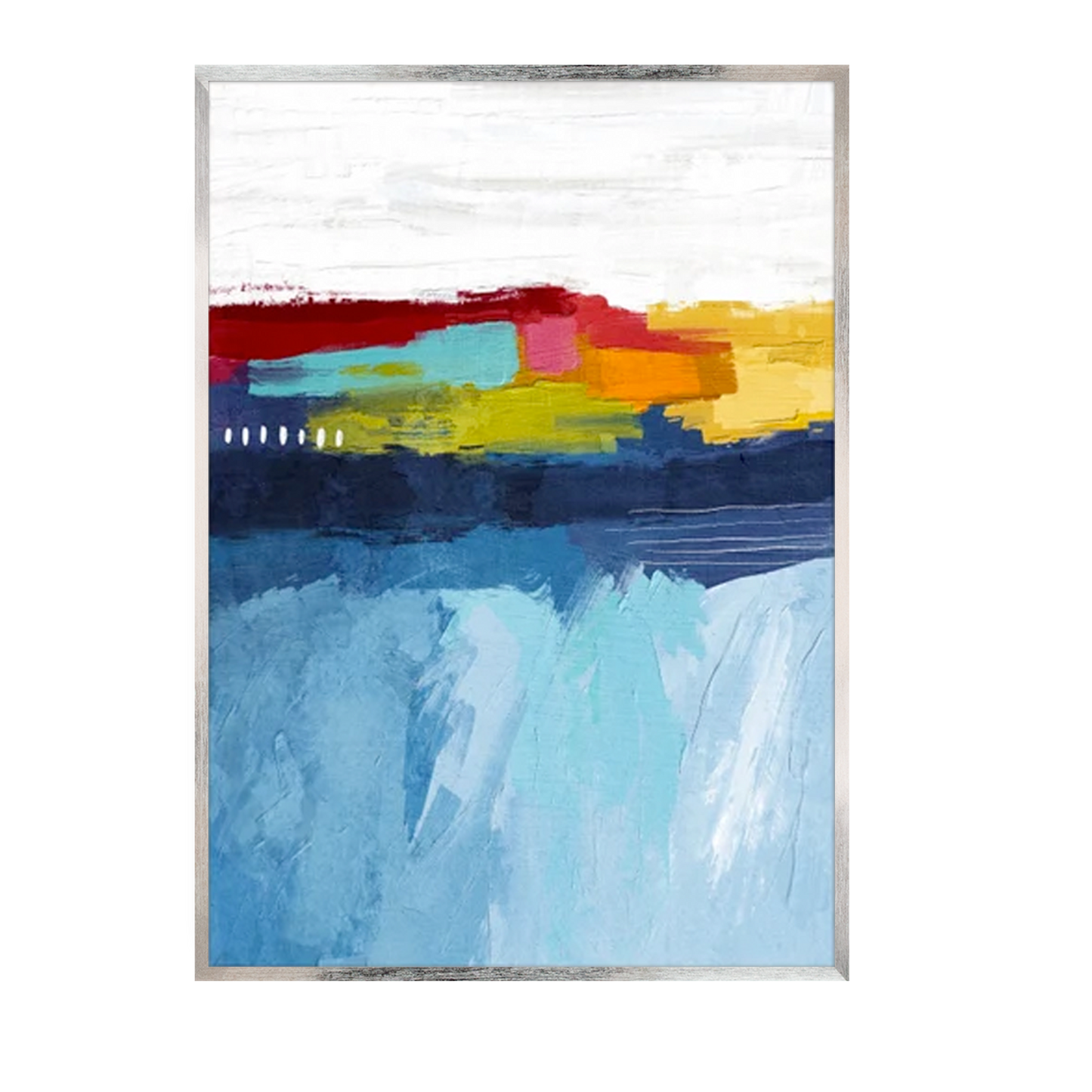 Arte Abstracto Colorido Azul 383