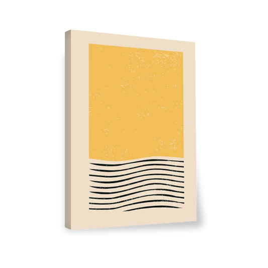 Pintura abstracta amarillo 387