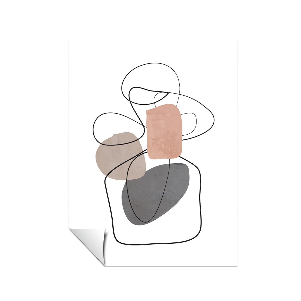 Minimalista abstracta, boho 38