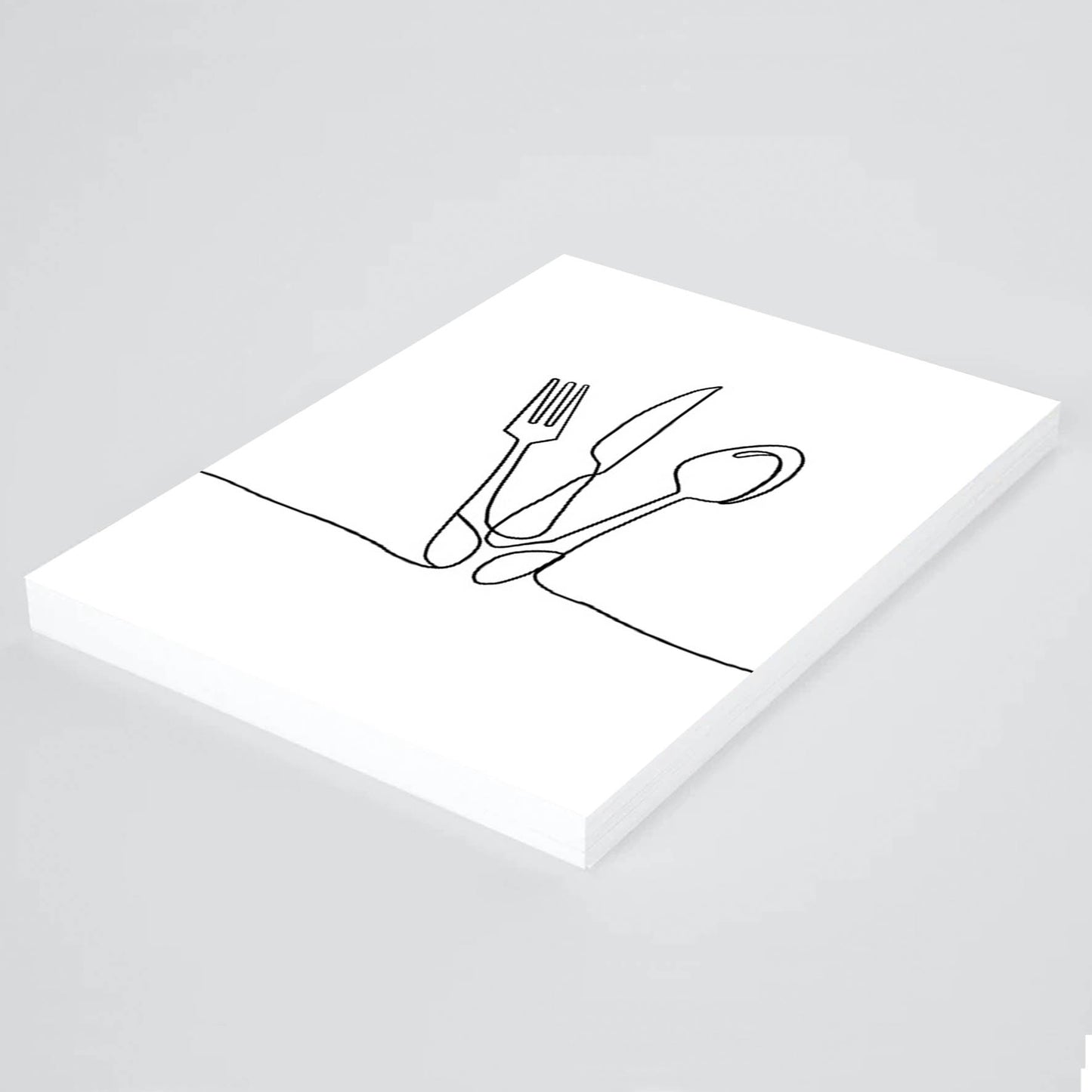 Line art, cubiertos 392