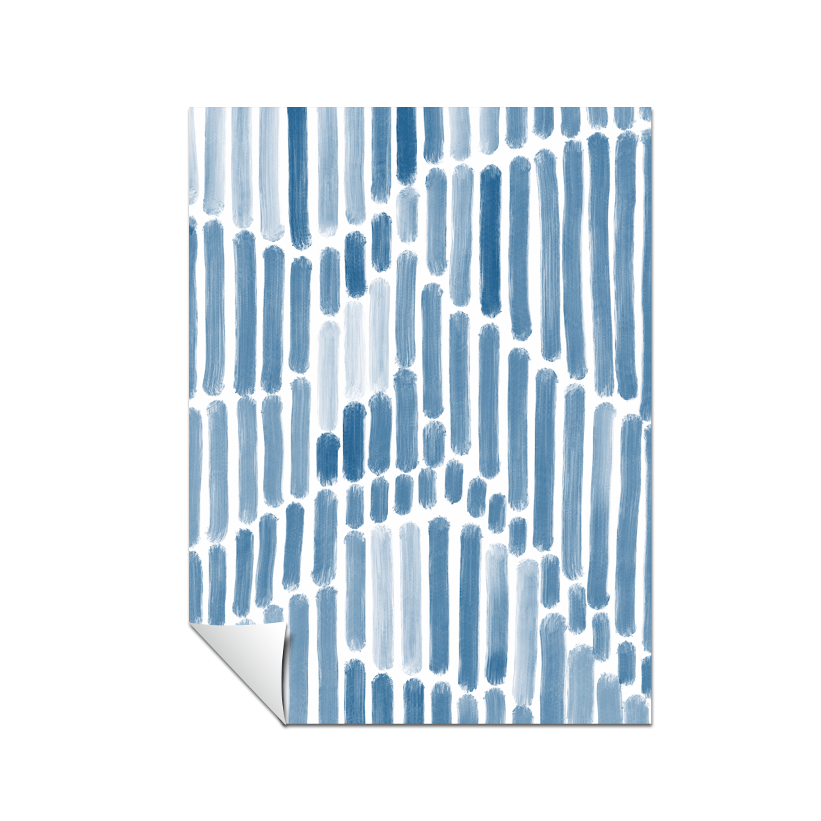 Pintura abstracta acuarela azul 47