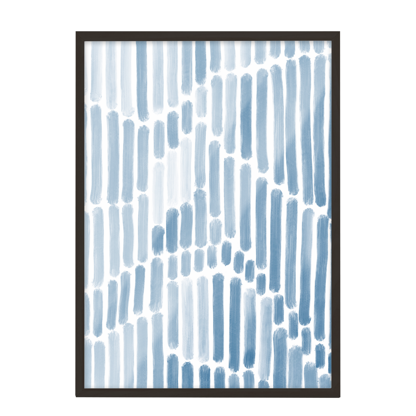 Pintura abstracta acuarela azul 47