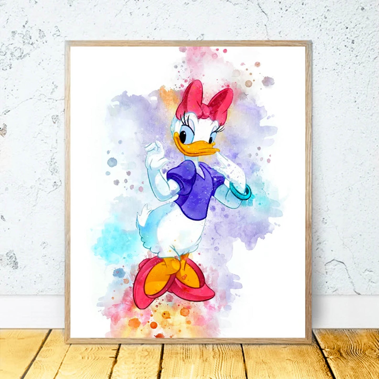 DISNEY Daisy Duck Acuarelas Mickey Mouse 65
