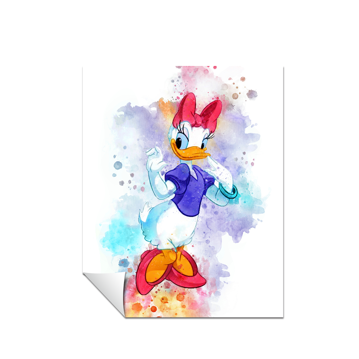 DISNEY Daisy Duck Acuarelas Mickey Mouse 65