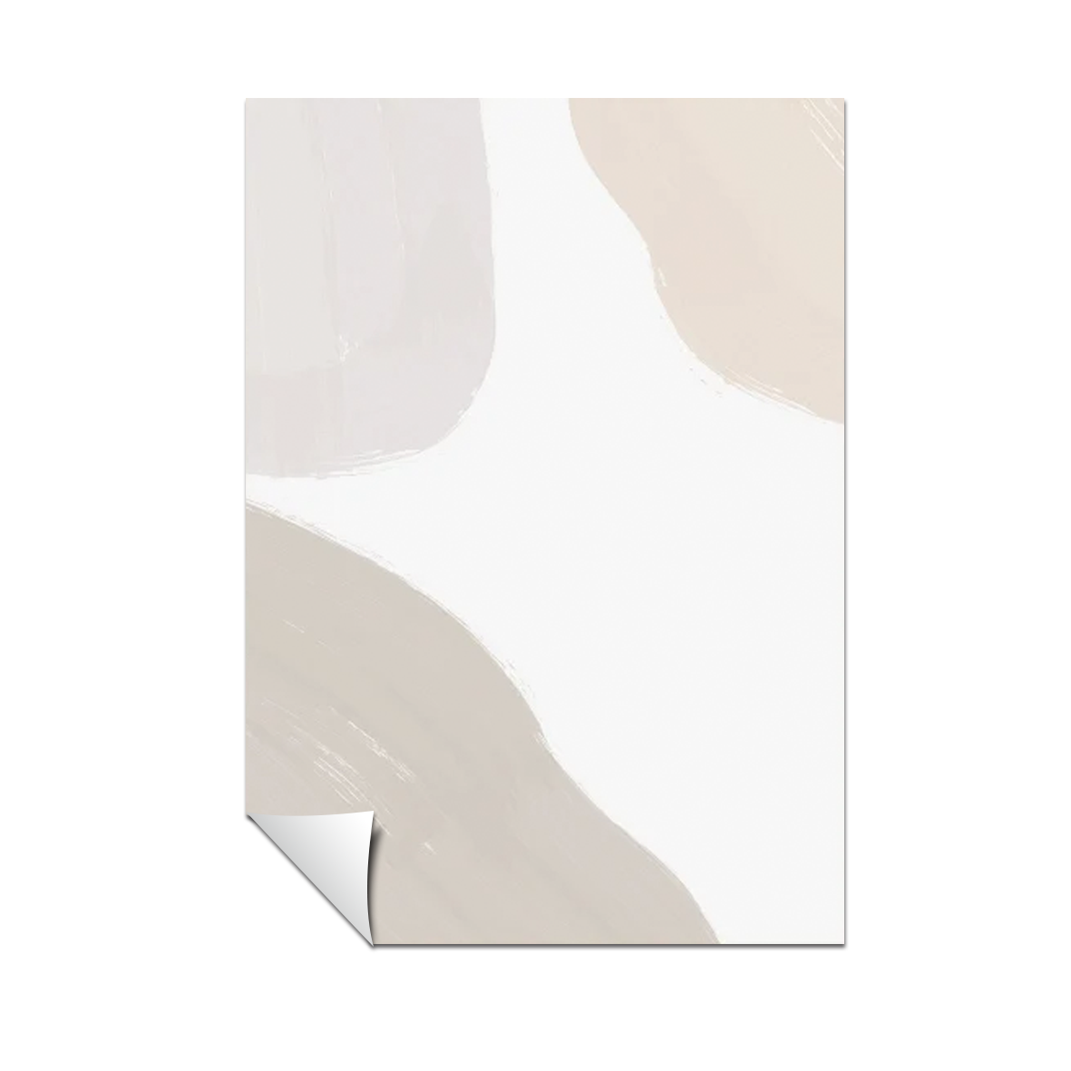 minimalista abstracta, boho beige 7
