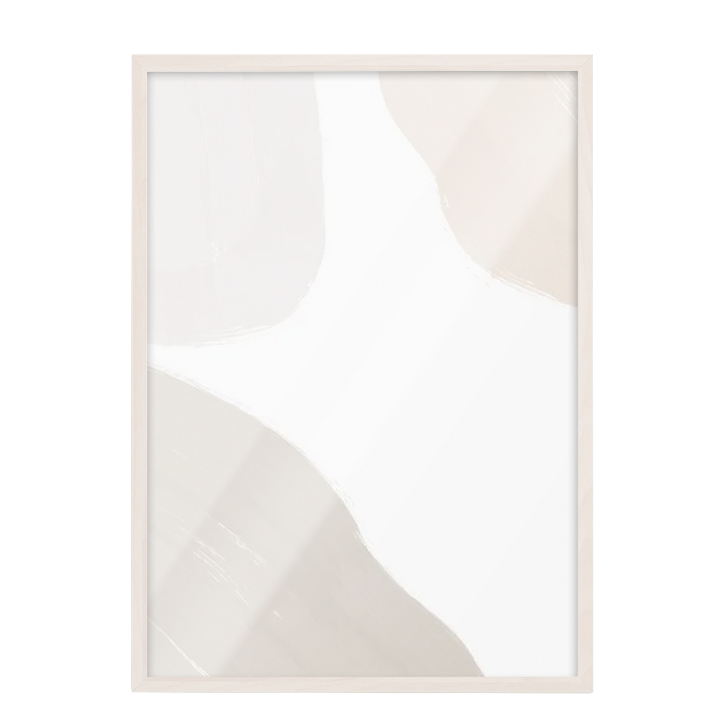 minimalista abstracta, boho beige 7