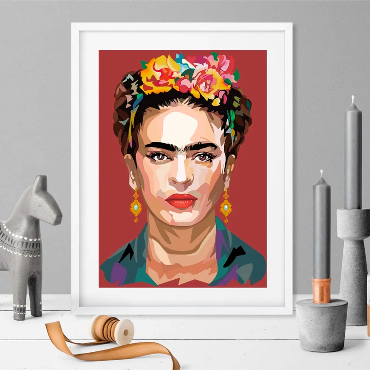 FRIDA KAHLO Pintura a colores