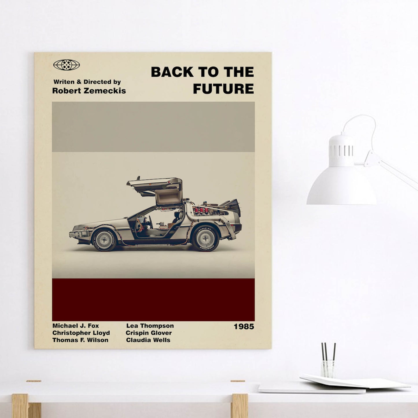 REGRESO AL FUTURO - Cartel de película - Cartel moderno de mediados de siglo 85