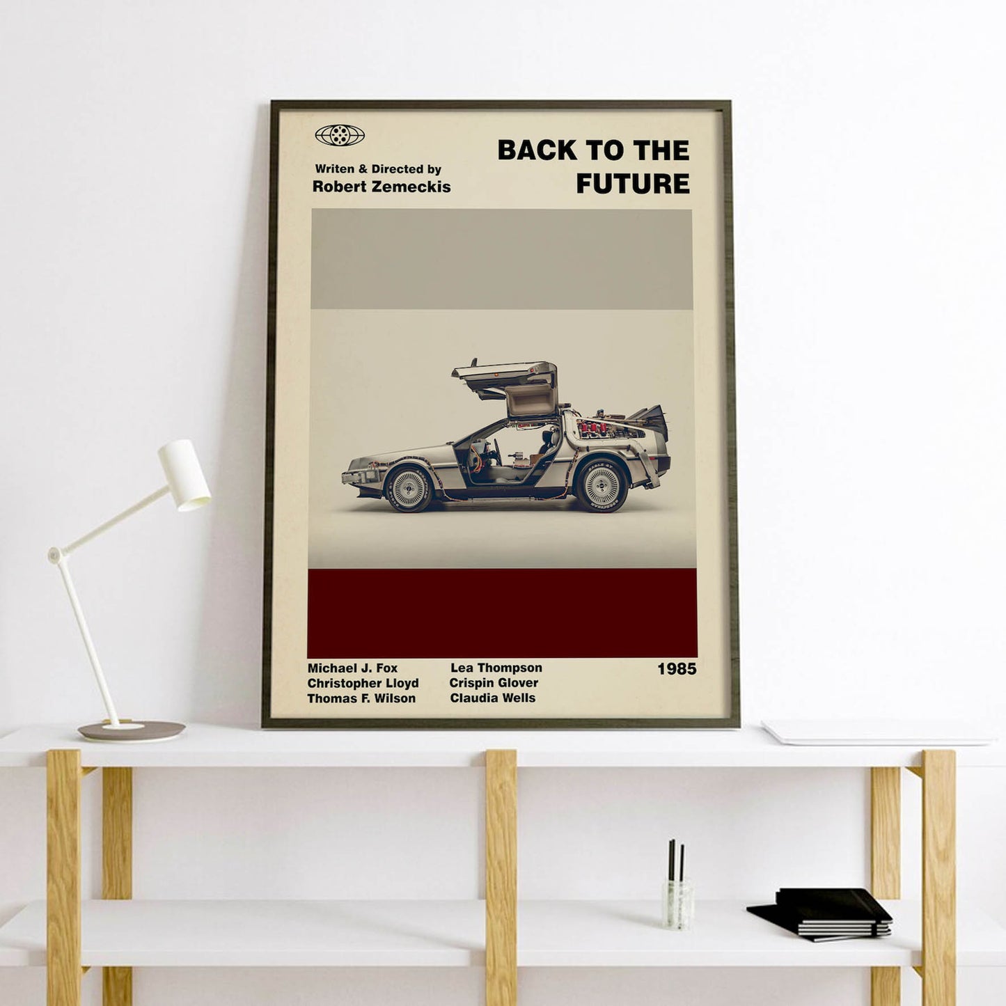 REGRESO AL FUTURO - Cartel de película - Cartel moderno de mediados de siglo 85