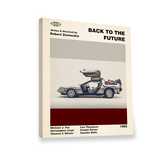 REGRESO AL FUTURO - Cartel de película - Cartel moderno de mediados de siglo 85