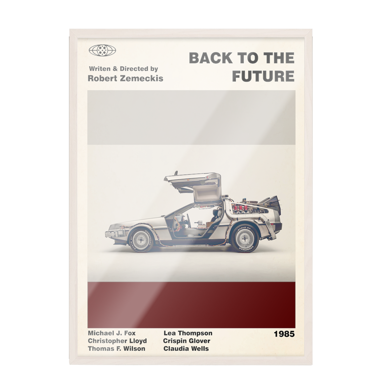REGRESO AL FUTURO - Cartel de película - Cartel moderno de mediados de siglo 85
