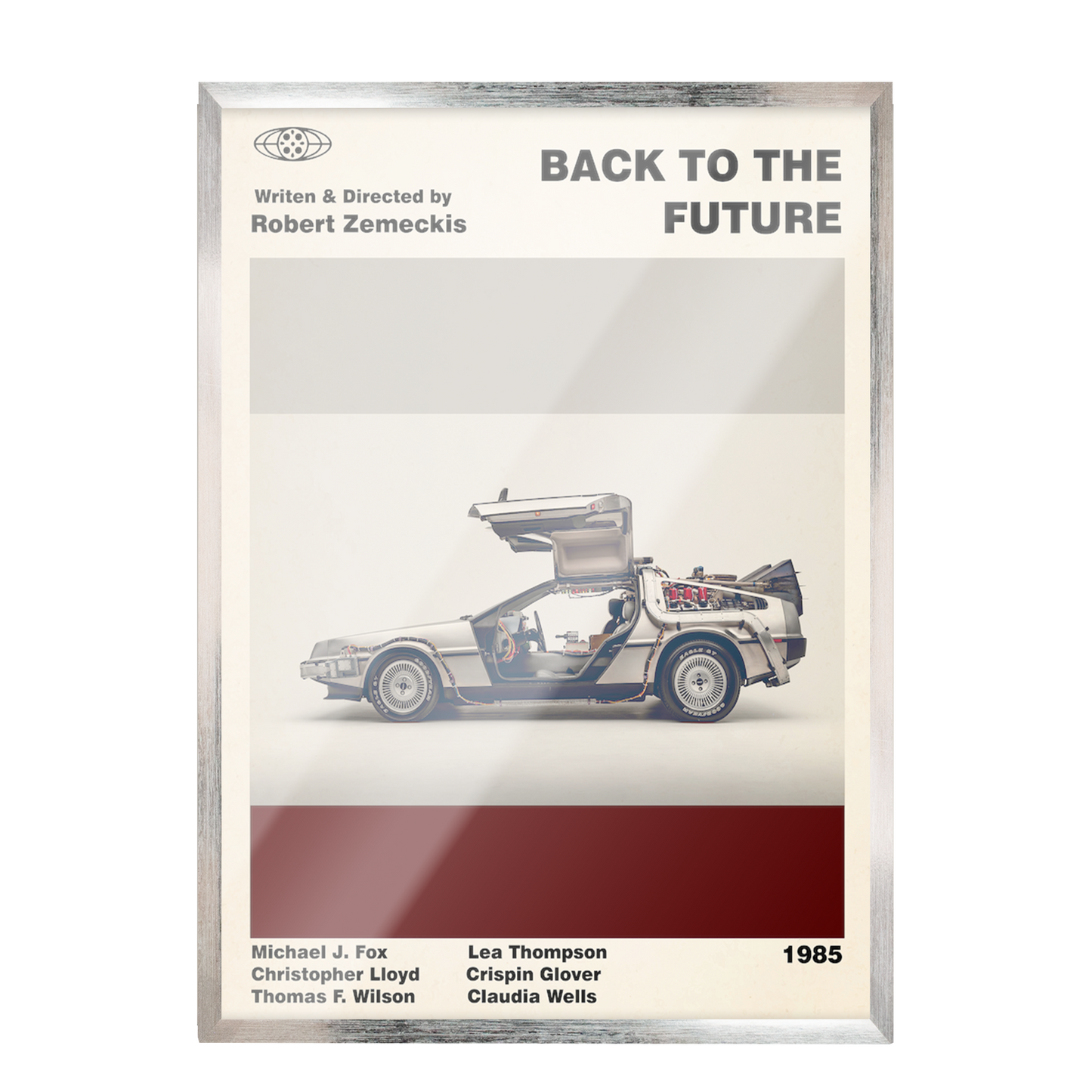 REGRESO AL FUTURO - Cartel de película - Cartel moderno de mediados de siglo 85