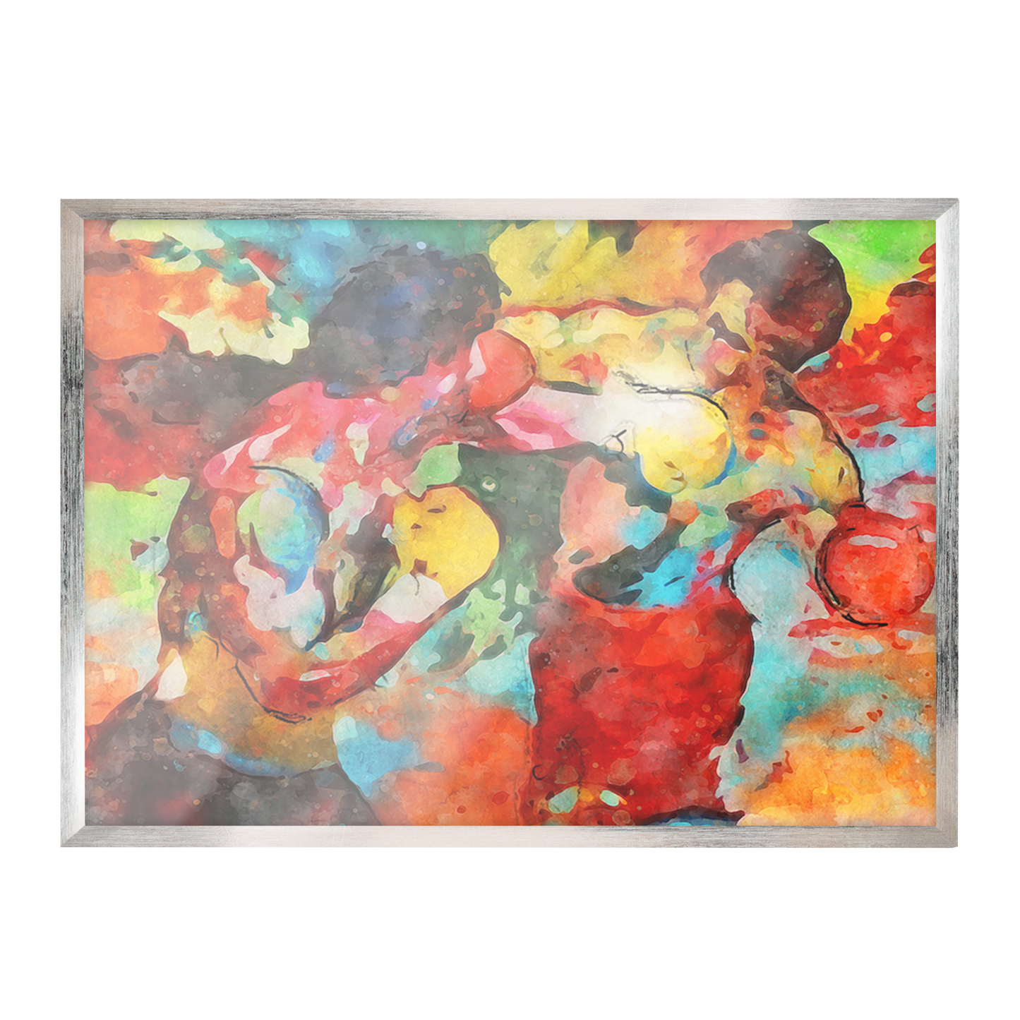 Acuarela Rocky Balboa, película de culto de los años 70- 89