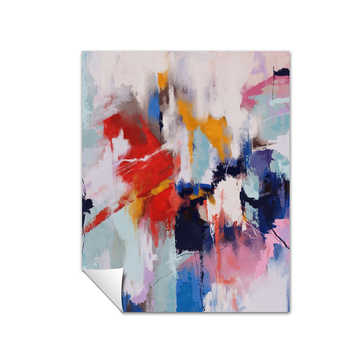 Abstracto pintura colores 95