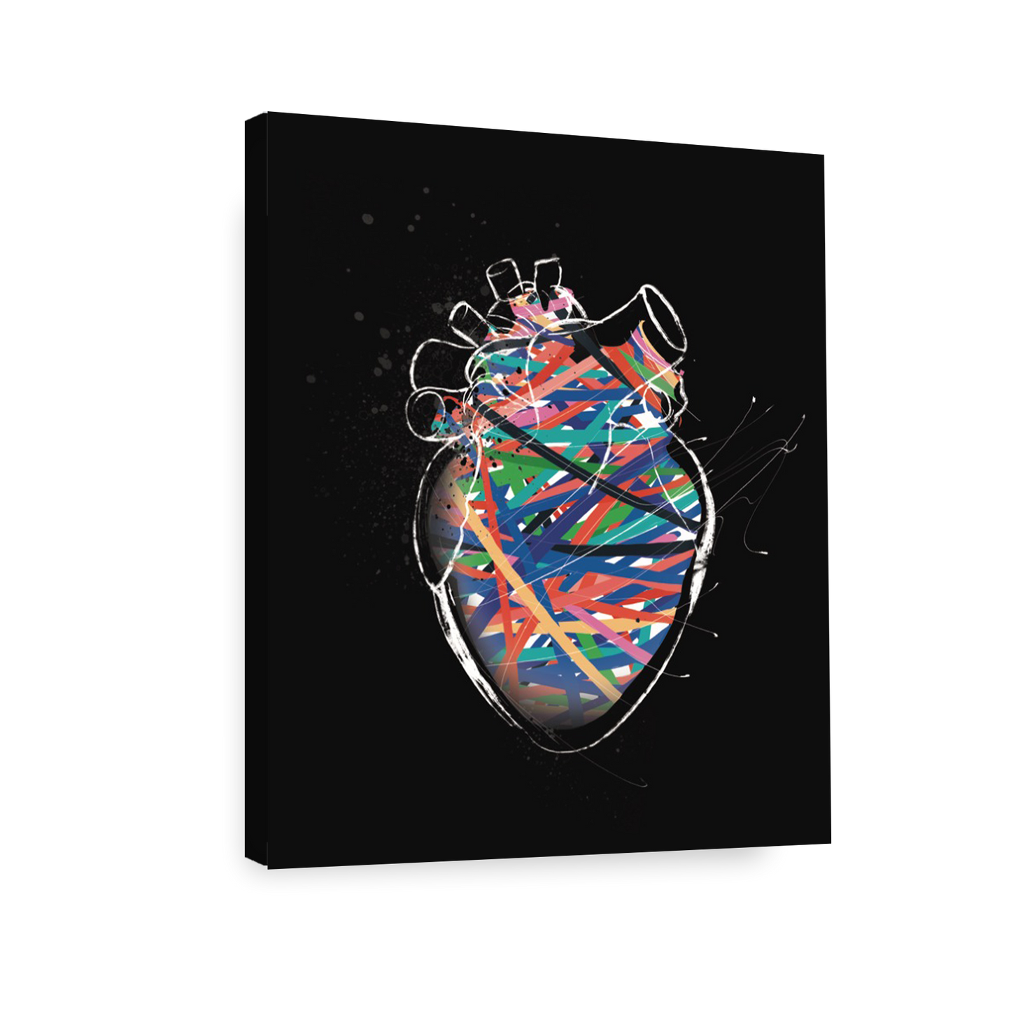 Corazon colores ilustración 97