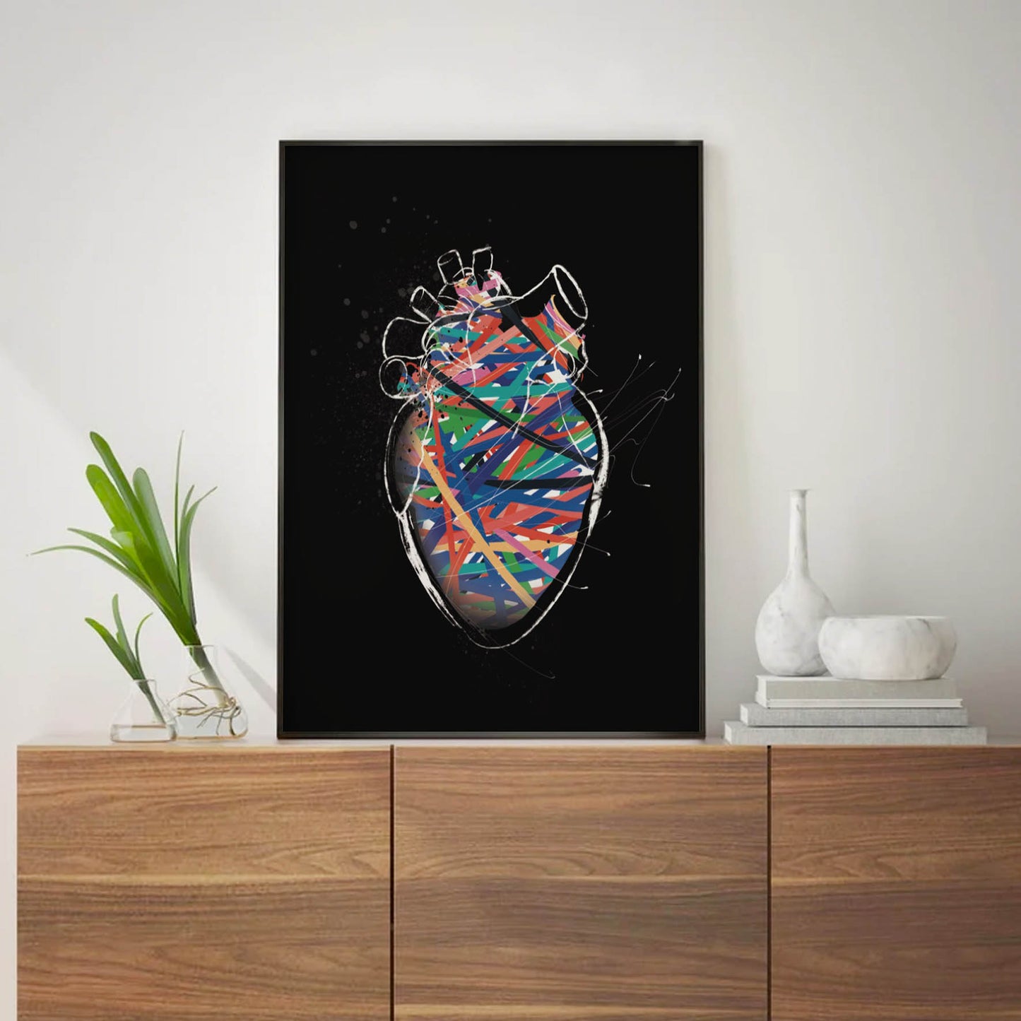 Corazon colores ilustración 97