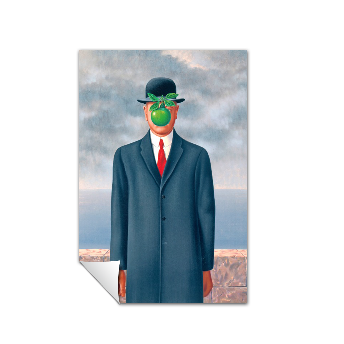 El hijo del hombre Pintura de René Magritte 125