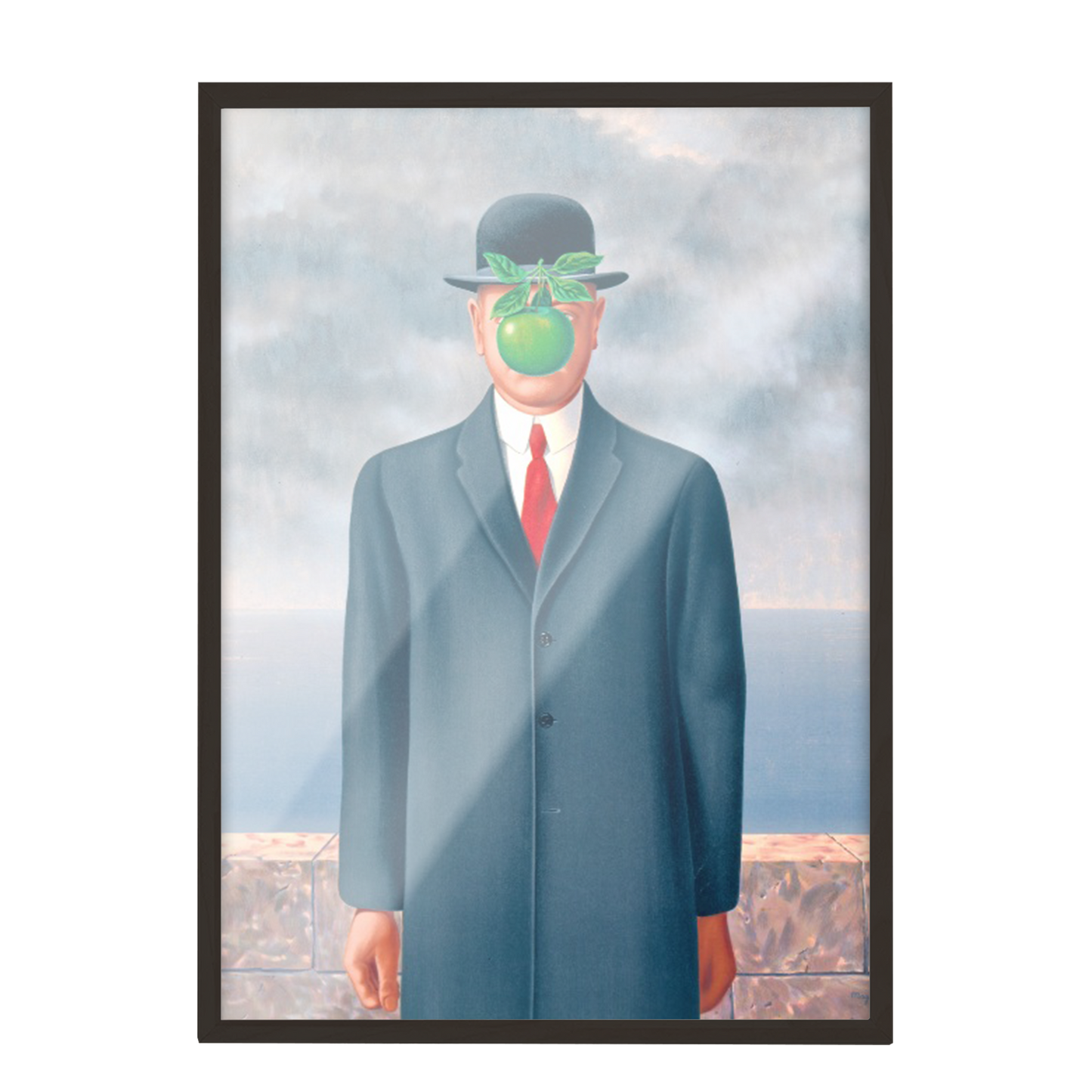 El hijo del hombre Pintura de René Magritte 125