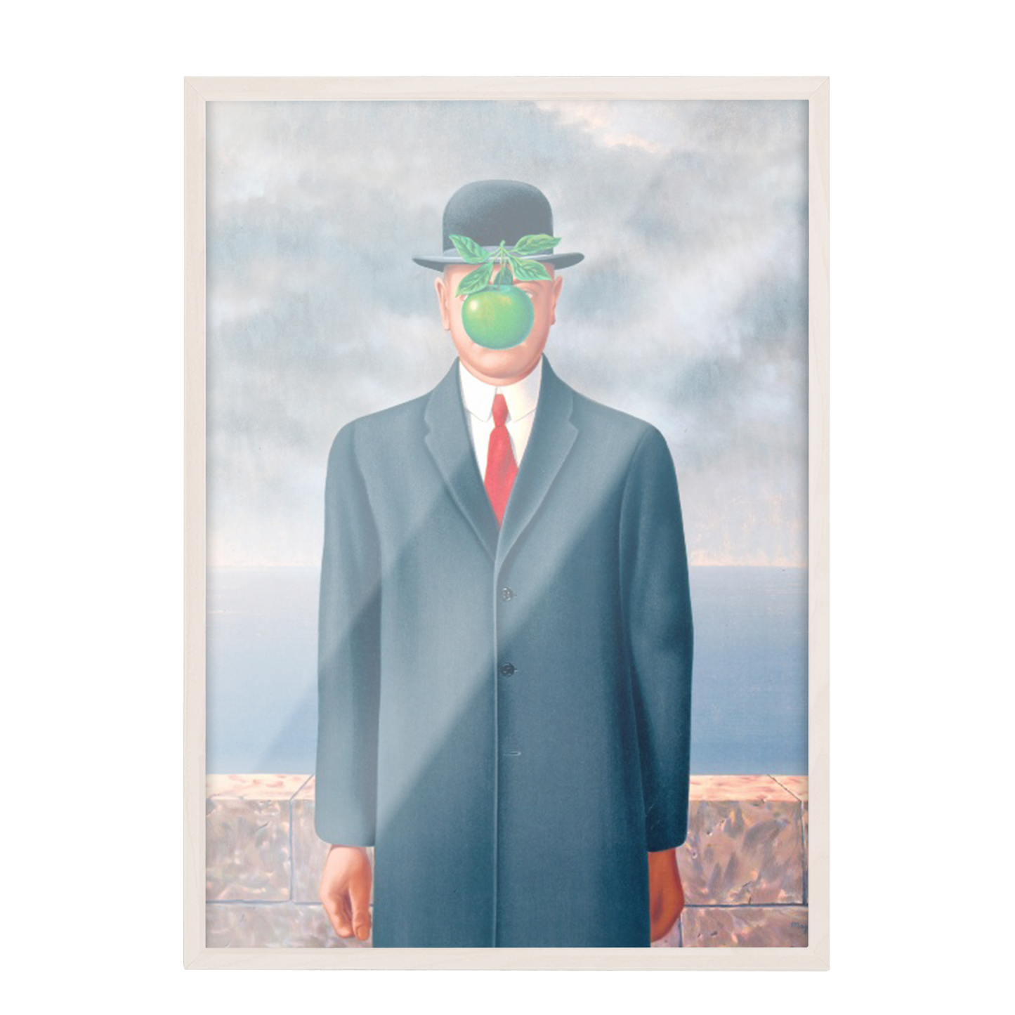 El hijo del hombre Pintura de René Magritte 125