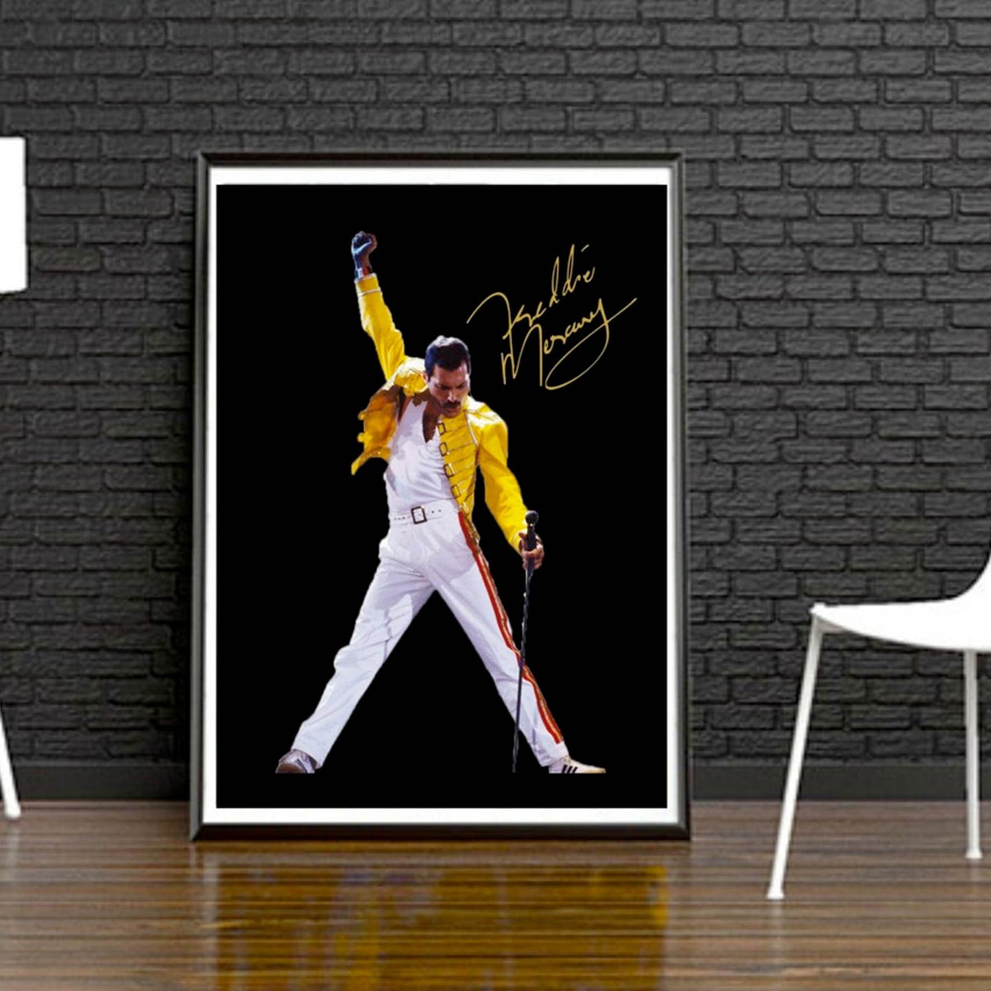 Freddie Mercury póster con firma 126