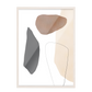Minimalista abstracta, boho beige 12