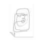 Abstracto Line Art rostro 13