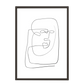 Abstracto Line Art rostro 13