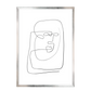 Abstracto Line Art rostro 13