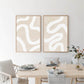 Conjunto de 2 set abstracto minimalista moderno 15-16