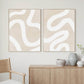 Conjunto de 2 set abstracto minimalista moderno 15-16