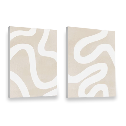 Conjunto de 2 set abstracto minimalista moderno 15-16