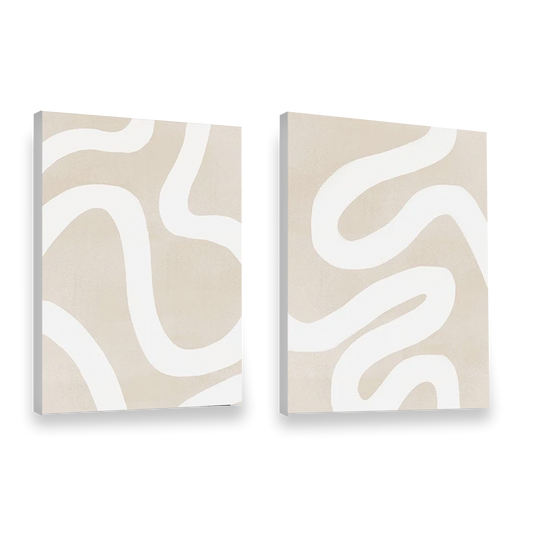 Conjunto de 2 set abstracto minimalista moderno 15-16