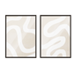 Conjunto de 2 set abstracto minimalista moderno 15-16