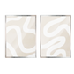 Conjunto de 2 set abstracto minimalista moderno 15-16